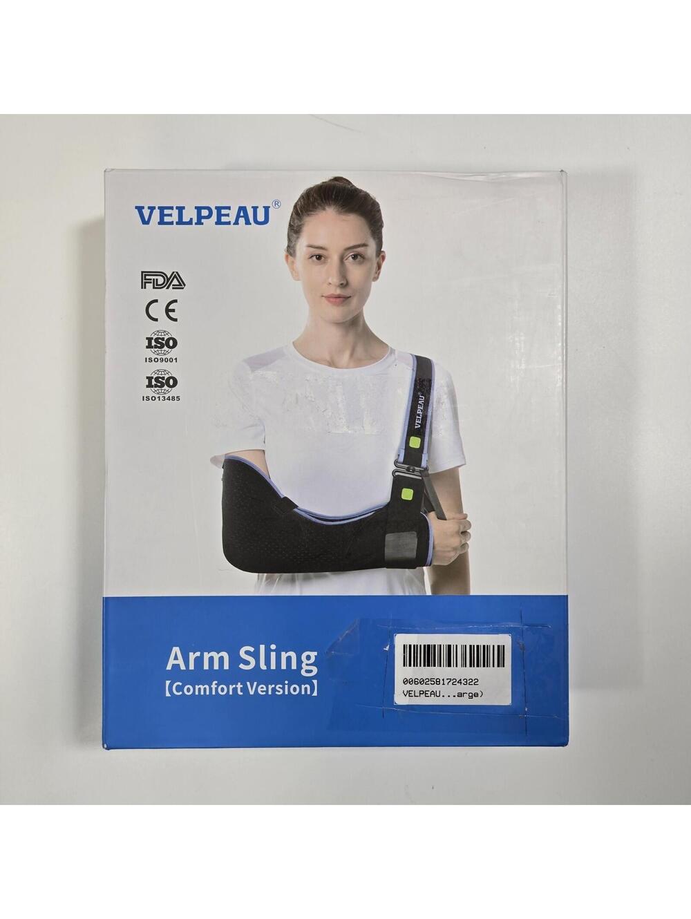 Velpeau Arm Sling Size Large VP0306 Comfort Shoulder Immobilizer Brace Support